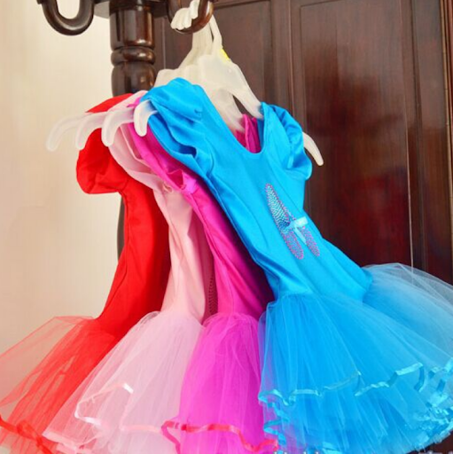 Title 6, Girls Short-sleeved Diamond Dance Puffy Skirt. ...