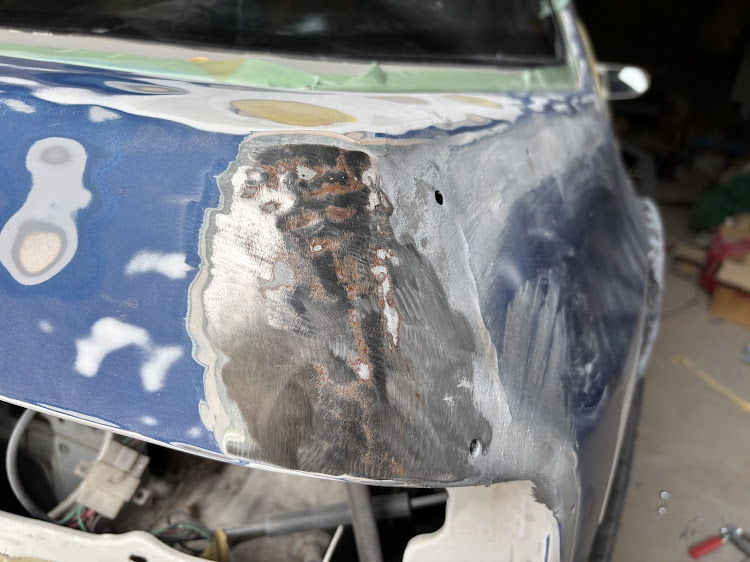 RX-7のDIY・#板金・#スムージング・#塗装・ロータリーに関するカスタム事例の投稿画像5枚目