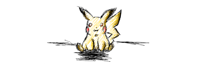 dazed and burnt pikachu