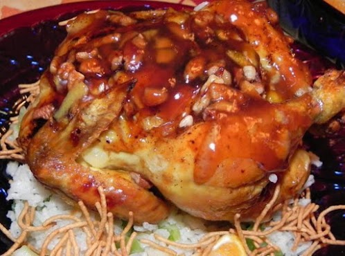 Orange Pecan Cornish Hen