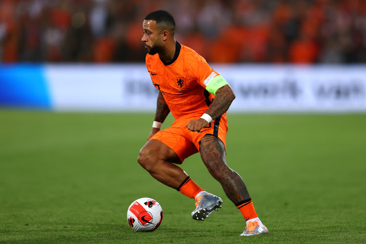 Memphis Depay of Netherlands.