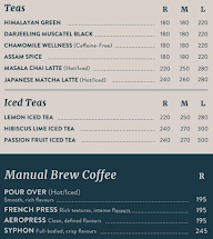 Third Wave Coffee Roasters menu 4