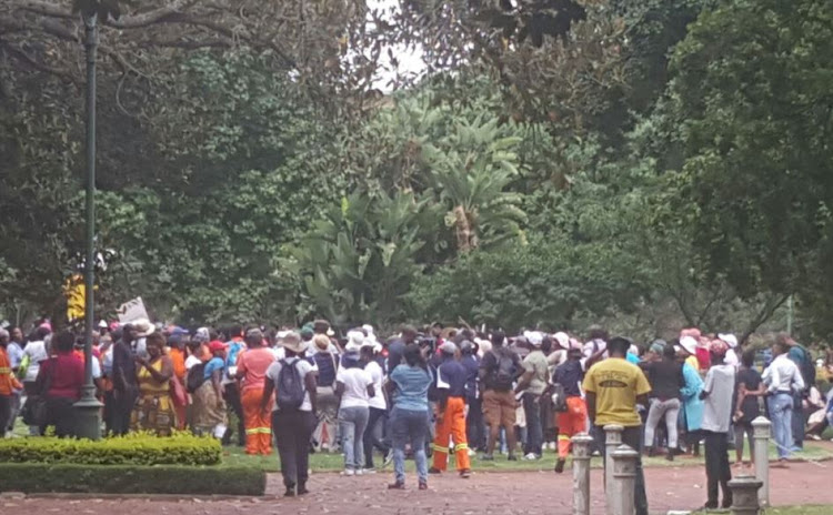 A group of disgruntled EPWP workers whose contracts expired torched a Tshwane depot in Mabopane.