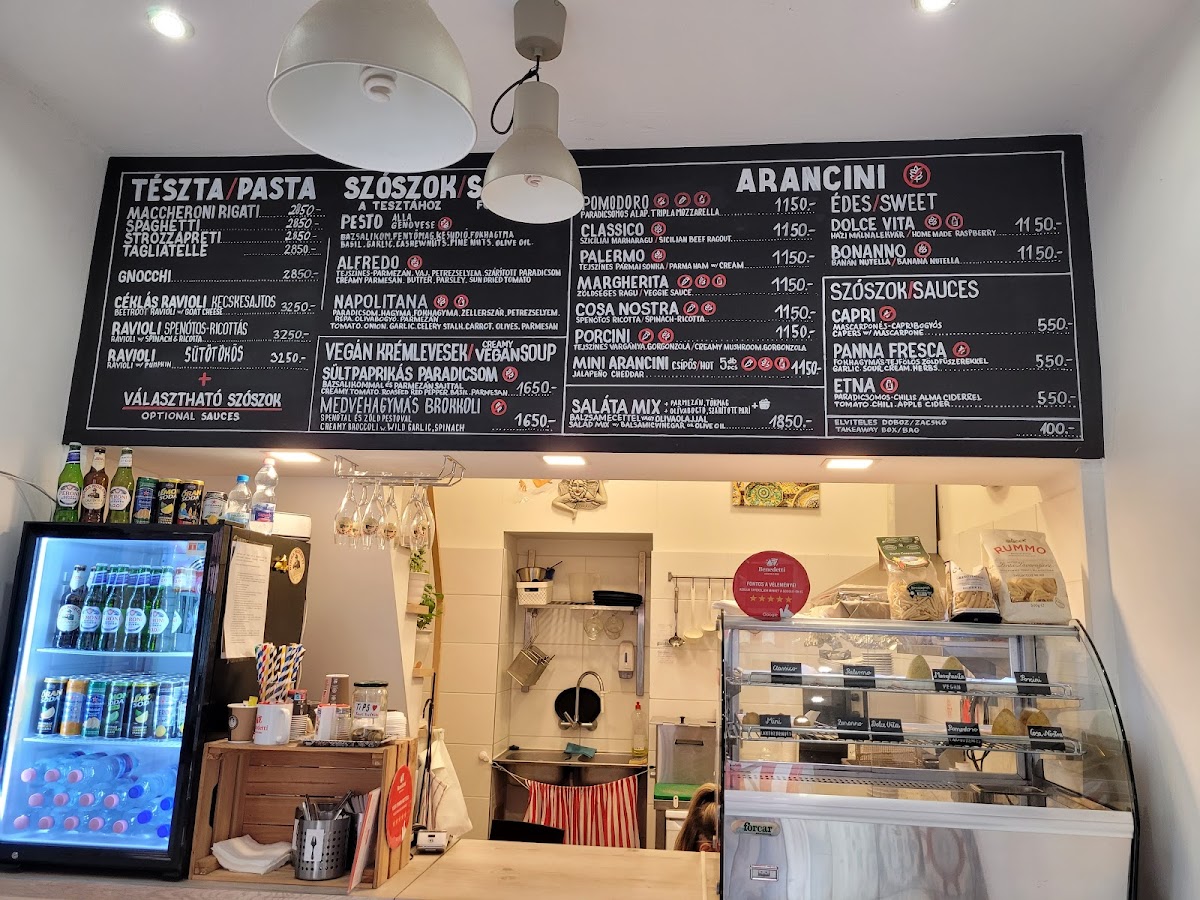 Benedetti Arancini & More gluten-free menu