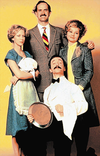 SAY CLEESE: Clockwise from top, John Cleese, Prunella Scales, Andrew Sachs and Connie Booth. 'Fawlty Towers' ran from 1975 to 1979