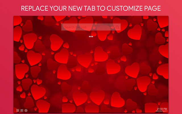 Red Wallpaper HD Custom New Tab