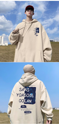 Title 10, Mens Hooded Jacket Loose Casual Plush Sweater,...
