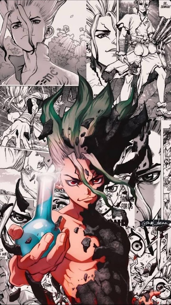 Dr Stone Wallpaper 3 1 0 Apk Download Com Stone Wallpapergo Apk Free