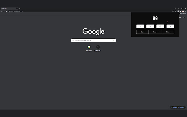 Timer chrome extension