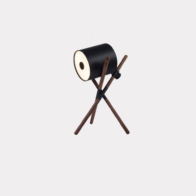 Title 2, Simple Wood Art Three Fork Floor Lamp for Livin...