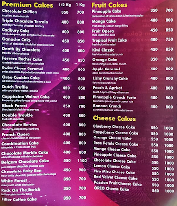 Bangalore Iyangar's Bakery menu 