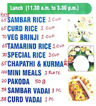 Hotel Udupi Sri Krishna menu 6