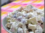 Waldorf Salad was pinched from <a href="http://www.food.com/recipe/waldorf-salad-42456" target="_blank">www.food.com.</a>