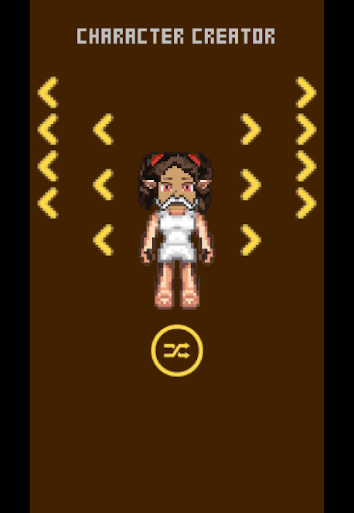 Android application Character Creator screenshort