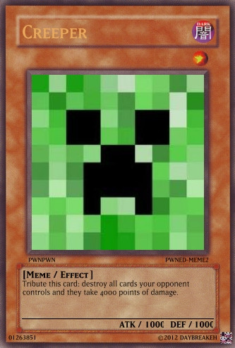 Creeper yugioh card by ...