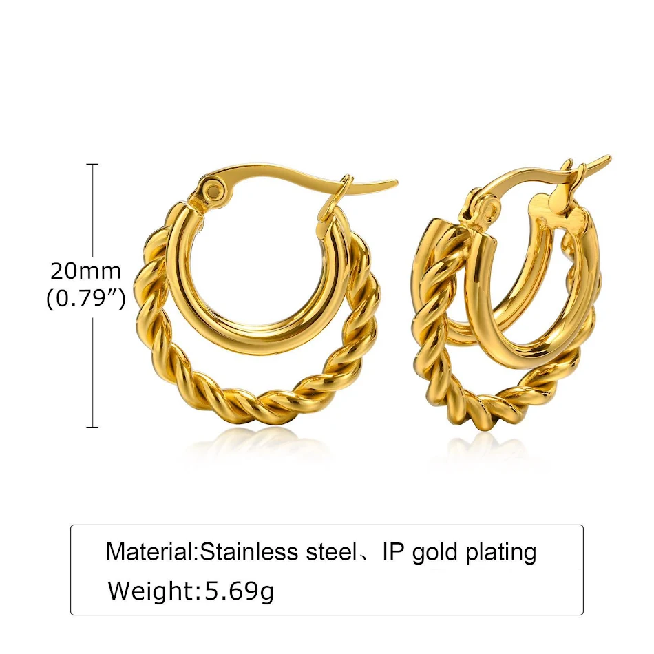 Pendientes de oro para mujer con diseño de cáñamo. Elegancia natural y estilo único. Disfruta la belleza y comodidad de estos aretes de diseño.