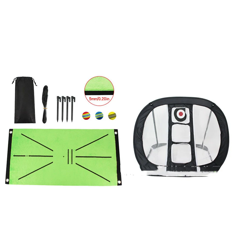 Indoor golf oefenmaterialen snij club oefenmatten. Verbeter je swing en controle thuis. Perfect voor precisie training.