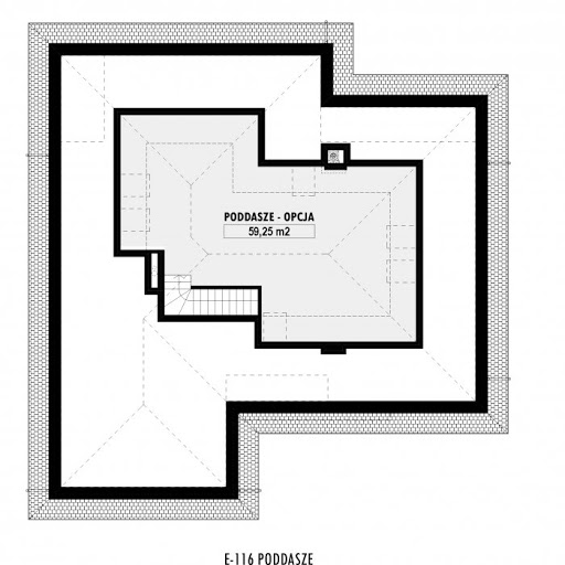 E-116 - Rzut poddasza