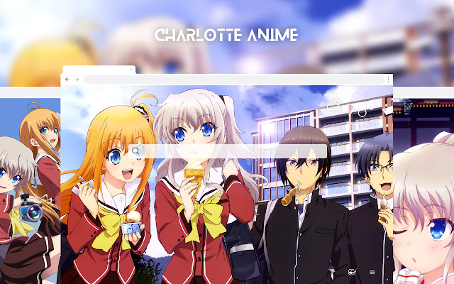 Charlotte Anime HD Wallpapers New Tab