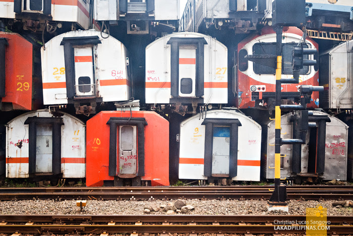 Train Jakarta to Bandung Scenery