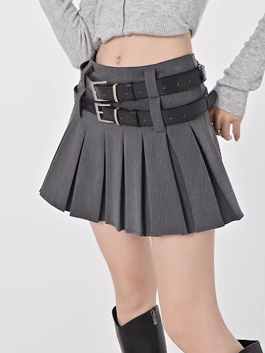 Title 3, White Womens High Waist Slimming Skirt Short S...