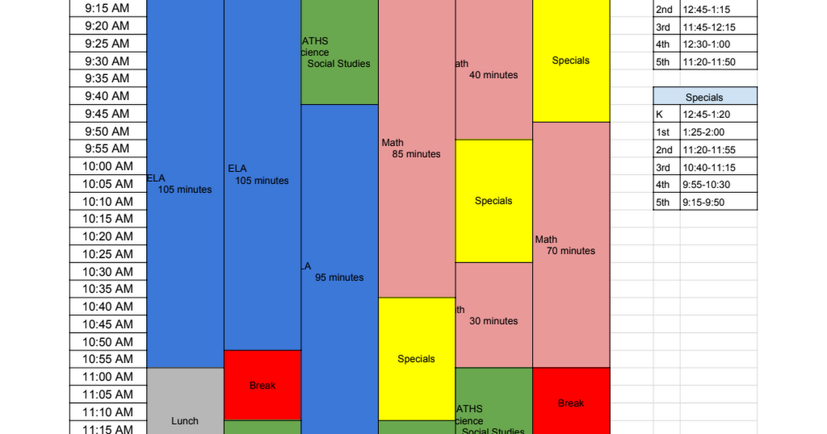 UES Hybrid Schedule 2-16-21