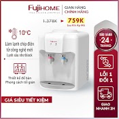 Cây Nước Nóng Lạnh Để Bàn Nhập Khẩu Fujihome Wd5510E, Bình Lọc Tủ Máy Lọc Nước Nóng Lạnh Mini Uống Công Nghệ Nhật Bản