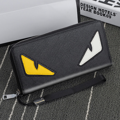 Title 3, Mens Zipper Multi-card Cross Pattern Clutch. S...