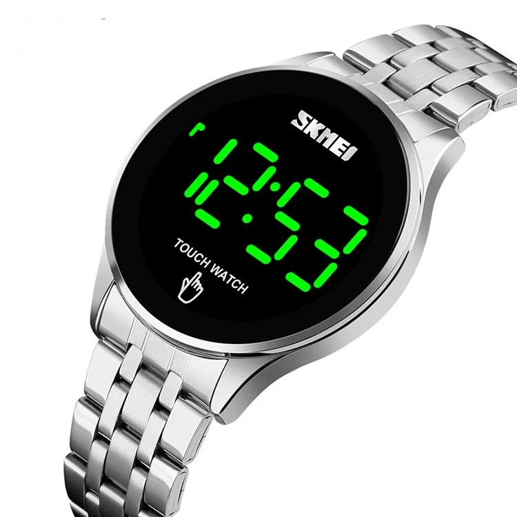 SKMEI 1579 Heren Elektronisch Horloge Casual Fashion Stalen Band Multifunctioneel. Een stijlvol en praktisch horloge voor dagelijks gebruik.