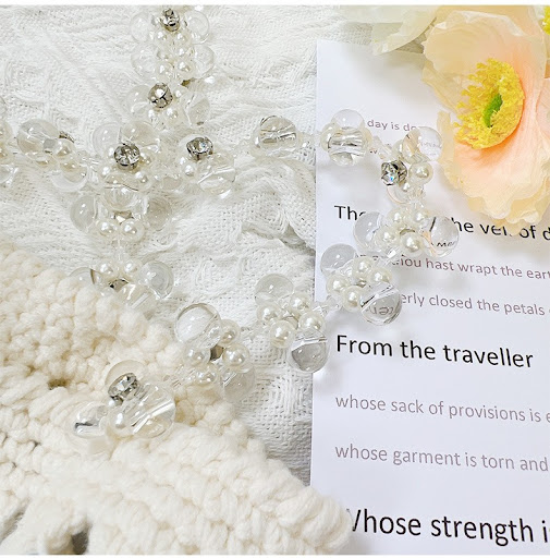 Title 6, Hand Woven Handbag Hook Floral Plush Bag. Beaut...