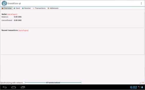 Groestlcoin QT Wallet Screenshots 0