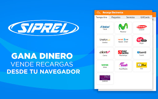 siprel.mx - Recargas Electronicas y Servicios