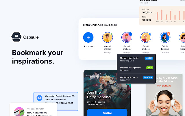 UI Capsule chrome extension