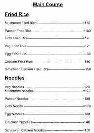 Vadapalani Akbar Briyani menu 2