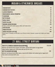 21 Wall Street menu 6