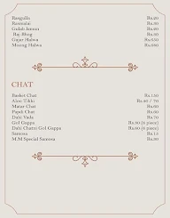 Moti Mahal Sweets menu 1