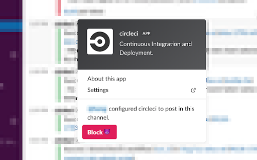 Slack Block User