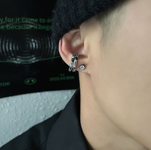 Title 3, Earbone Clip Cold Wind Circle Listen to music a...