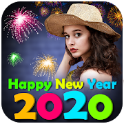 2020 New Year photo frame, Greetings & Gifs 1.0.4 Icon