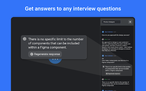 EasyInterview: ChatGPT for Google Meet