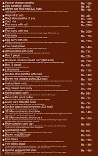 Diet & Grow menu 1