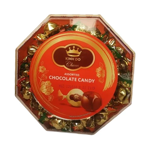 Bánh kẹo Kinh Đô Choco hộp bát giác thập cẩm 230g Tết 2024