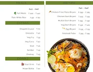 Ruchi Family Restaurant menu 1