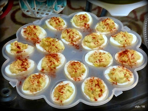 READY to Consume Deviled Eggs- Yum!