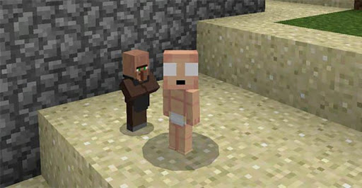 Baby Player mod for Minecraft