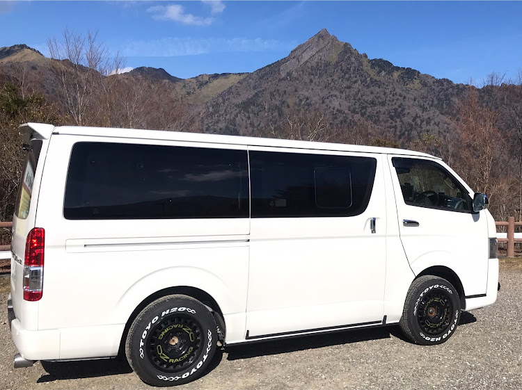 ハイエースバンの石鎚山・ドライブに関するカスタム事例の投稿画像1枚目