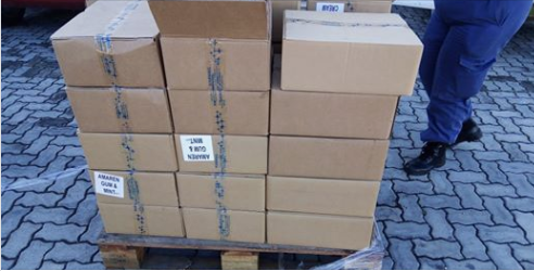 Eastern Cape police seized 60 boxes of liquid tobacco worth R360,000 at a warehouse in Port Elizabeth.