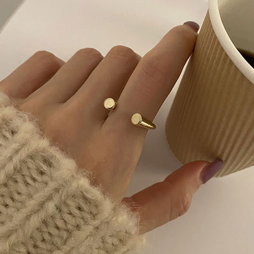 Title 3, Adjustable Opening Women Index Finger Ring. Cus...