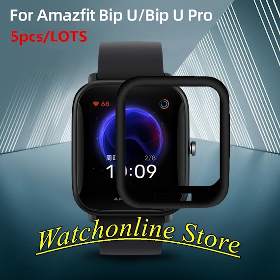 Miếng Dán Full Màn 3D Xiaomi Amazfit Bip / Bip U / U Pro Chống Xước