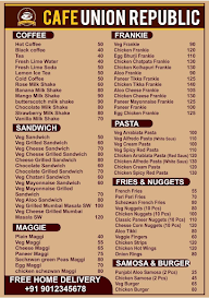 Cafe Union Republic menu 1